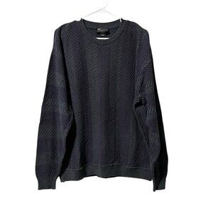 Tosani‎ Canada Colorful Sweater Size Medium Coogi ish Cotton Grandpa Designer